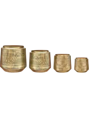 Pot Vintage Gold (set of 4)