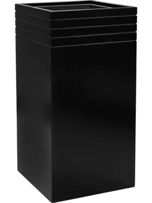 Square Matt Black (with liner and wheelplate)