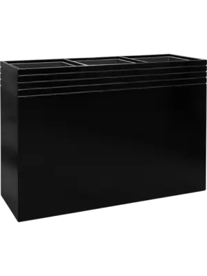 Rectangle Matt Black (with liner and wheelplate)