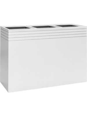 Rectangle Matt White (with liner and wheelplate)