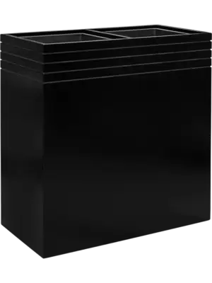 Rectangle Matt Black (with liner and wheelplate)