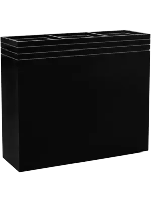 Rectangle Matt Black (with liner)