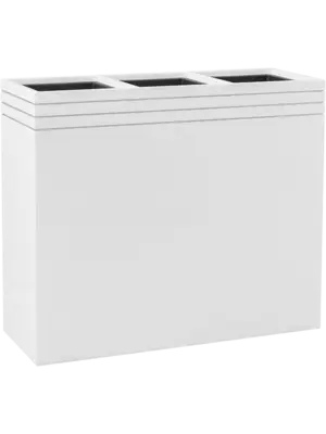 Rectangle Matt White (with liner