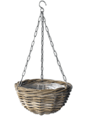 Hanging Basket Antique Grey