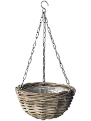 Hanging Basket Antique Grey