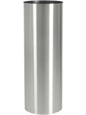 Column stainless steel brushed unlaquered on felt (1.2mm)