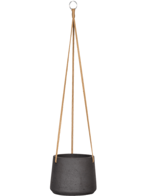 Patt (hanging) L Black Washed