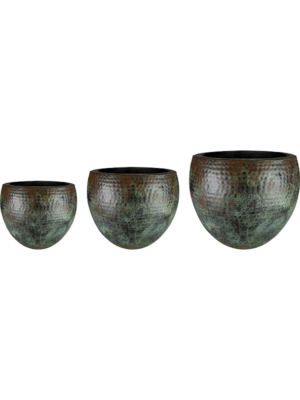 Pot Mystic Green (set of 3)
