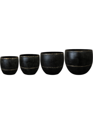 Pot Vintage Black (set of 4)