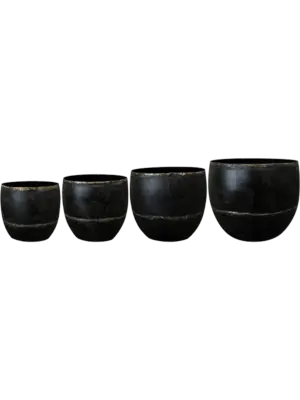 Pot Vintage Black (set of 4)