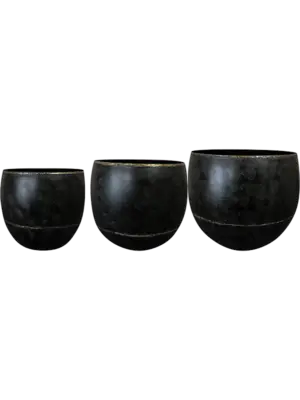 Pot Vintage Black (set of 3)