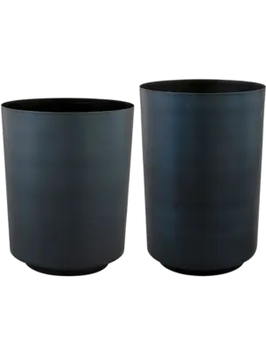 Pot Tall Dark Blue (set of 2)