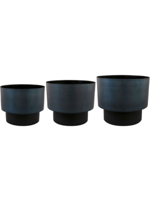 Pot Dark Blue (set of 3)