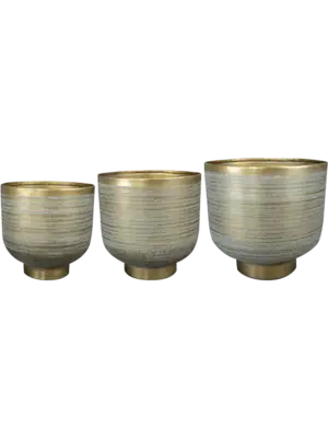 Pot Antique Brass (set of 3)