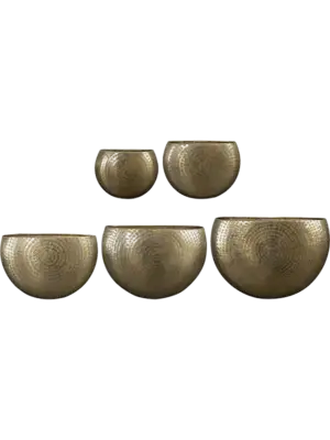 Planter Gold (set of 5)