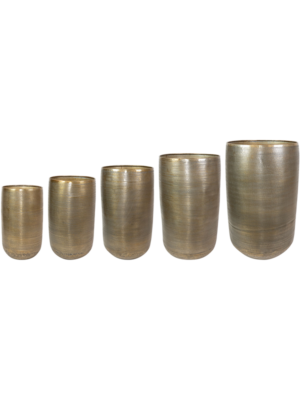 Pot Tall Gold (set of 5)