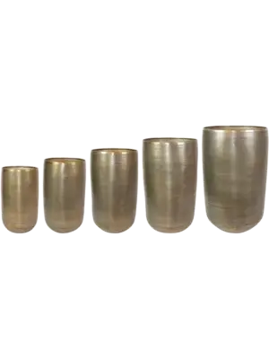 Pot Tall Gold (set of 5)