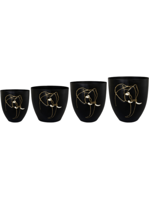 Pot Elephant (set of 4)