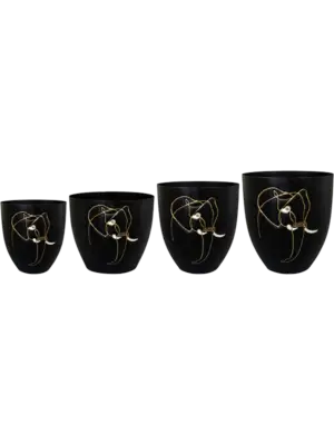 Pot Elephant (set of 4)