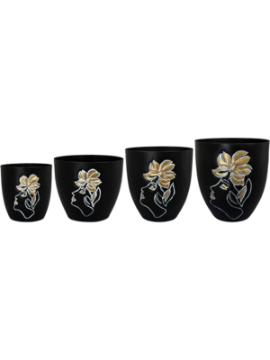 Pot Face (set of 4)