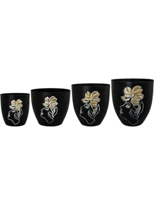 Pot Face (set of 4)