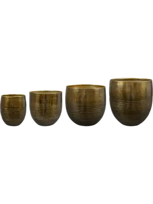 Pot Brass Antique (set of 4)