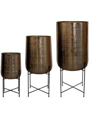 Pot On Feet Gold (set of 3)