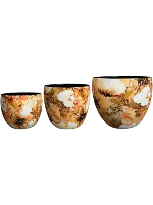 Pot Cotton Cream (set of 3)