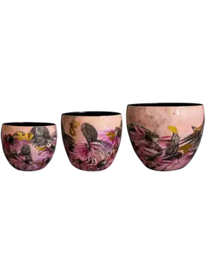Pot Polly Pink (set of 3)