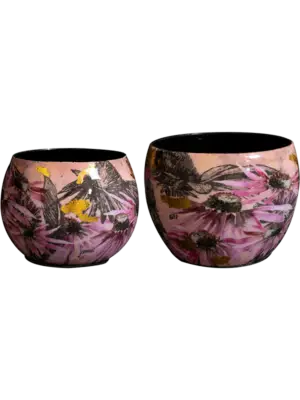 Pot Polly Pink (set of 2)