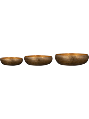 Bowl Gold (set of 3)