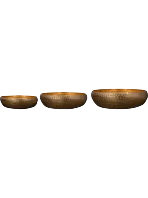 Bowl Gold (set of 3)