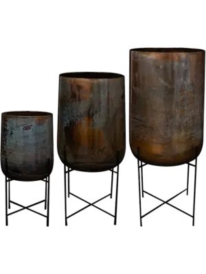 Pot On Feet Mystic Blue (set of 3)