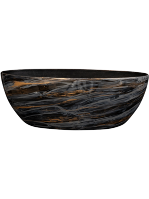 Planter Marble Black