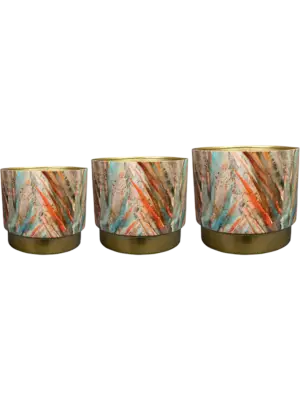 Pot Blush Gold (set of 3)