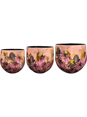 Pot Polly Pink (set of 3)