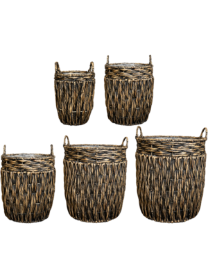 Pot Brown (set of 5)