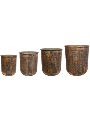 Pot Copper (set of 4)