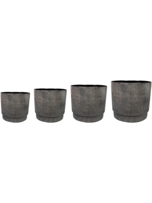 Pot Anthracite (set of 4)