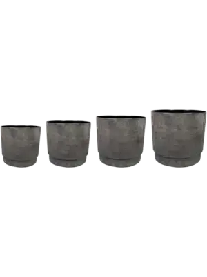 Pot Anthracite (set of 4)