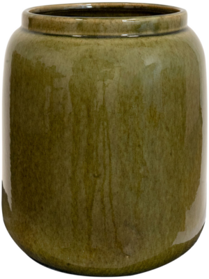 Pot Tall Olive Green