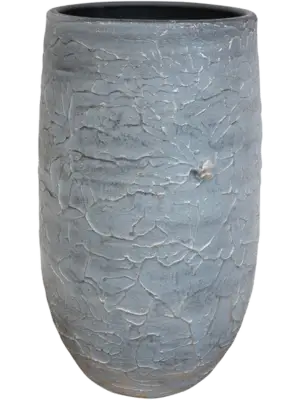 Pot Tall Antique Silver