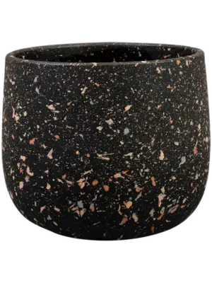 Pot Terrazo Black