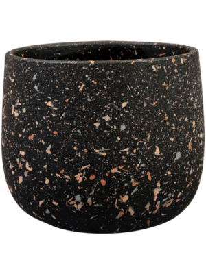 Pot Terrazo Black