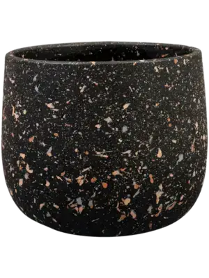 Pot Terrazo Black