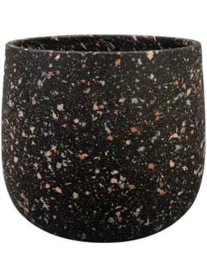Pot Terrazo Black