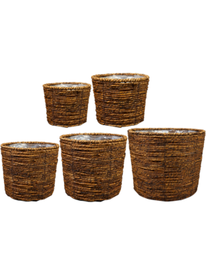 Pot Corn Brown (set of 5)