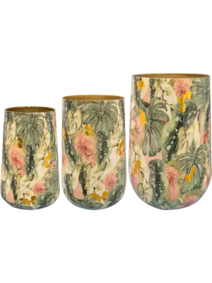 Vase Monstera Mystery (set of 3)
