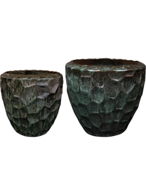 Pot Holly Green (set of 2)