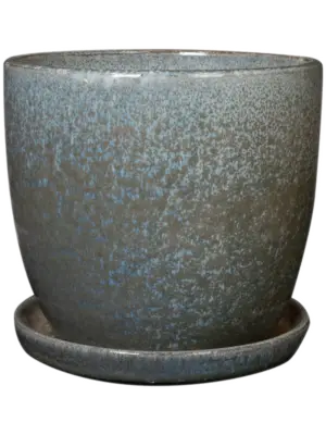 Pot With Saucer Pebble